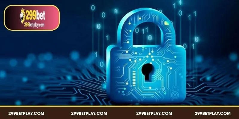 High-end server racks in a secure data facility protecting global user information