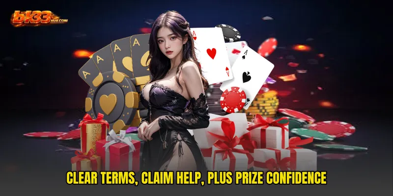 Clear terms, claim help, plus prize confidence