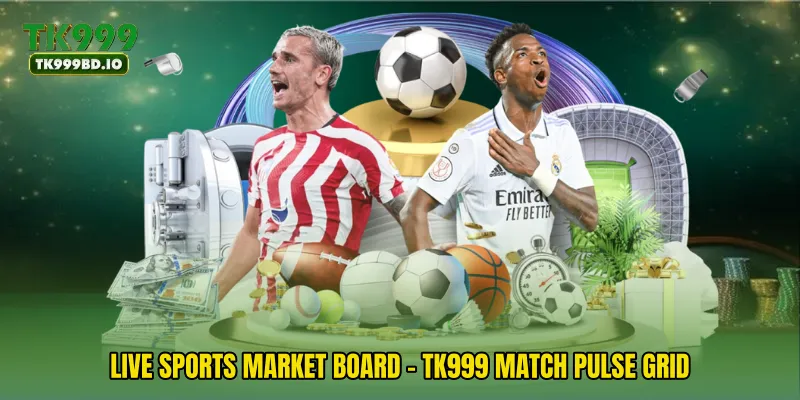 Live Sports Market Board - TK999 Match Pulse Grid