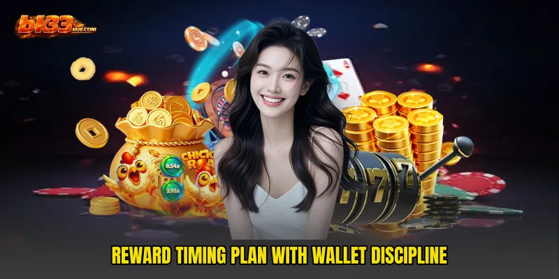 Reward timing plan with wallet discipline